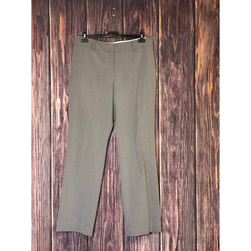 Ann Taylor Gray Straight Leg Dress Pants